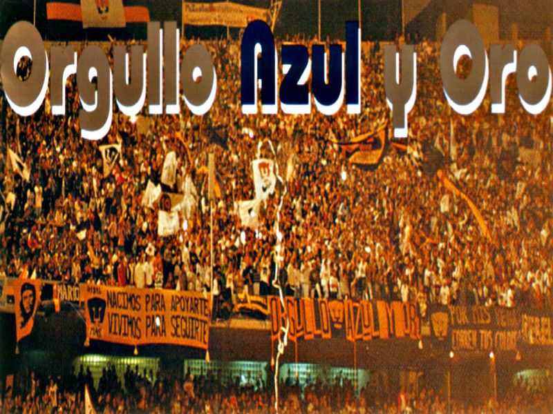 Pumas, azul y oro. Esta campaa volveremo' a estar contigo, te alentaremos de corazn, esta es la REBEL que te quiere ver campen.