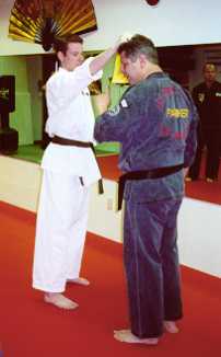 Ed Parker Jr. with Darren Ford