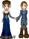Tyr and her boyfriend, Shade at the Yule Ball.