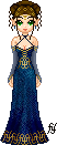 Tyr in her Yule Ball Gown.