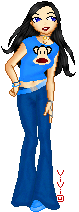 thats supposed to be me heh thou  shes much cuter, and my eyes arent really blue