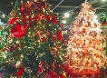 白いツリーには、巨大なミントキャンディーがっ!見える??