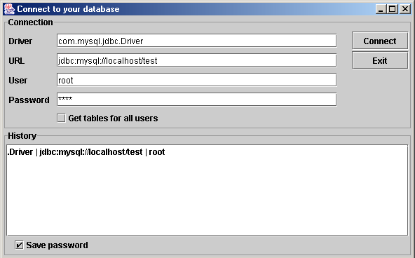 Logon screen