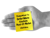 custom post it notes