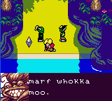 This is about as good as the dialogue gets in this game
