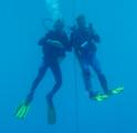 Manfred und Luki beim Safetystop