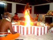Yajnas, pilgrimages, South India, Tantra Temple