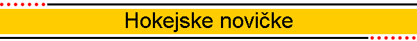 Hokejske novičke