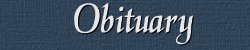 Obituary Listing