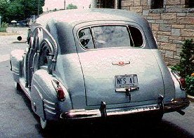 The rear end, with the NFS 41 license plate
