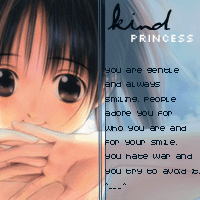 I am kind princess!