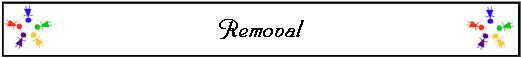  Removal 