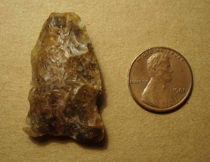 Archaic Side Notch Arrowhead