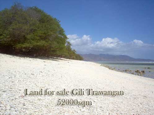 Properties land for sale Gili Trawangan (isle)