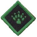 Otter Green PawBadge