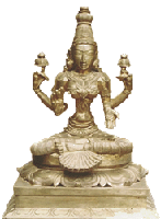 bronze laxmi statue hindu idol