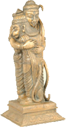 bronze rama hanuman statue