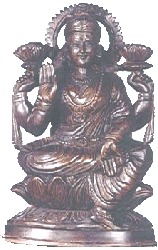 rosewood lakshmi statue