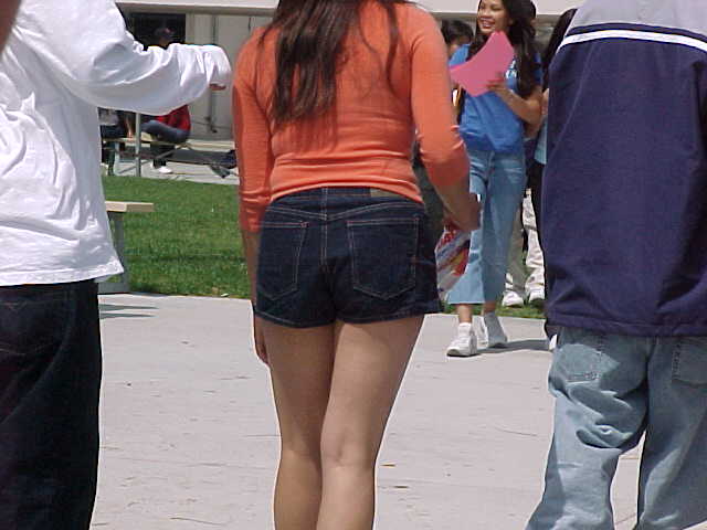 ass in shorts