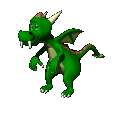 awww, look at the cute dragon