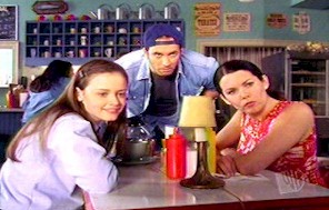 Lorelai, Luke, and Rory