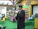 Congratulating graduands