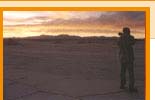 Imagen de atardecer en las salinas