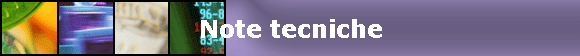 Note tecniche