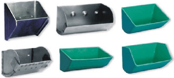Modelos de cangilones o baldes para elevadores