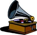 Wind-Up Victrola Record Player