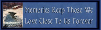 Memories Keep Those We Love Banner