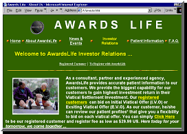 AwardLife web site