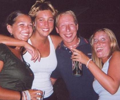 Mark with 3 Danish girls