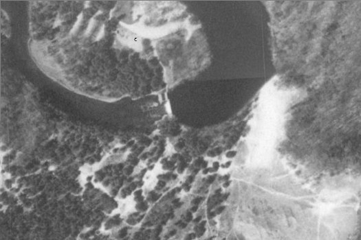 Dam, Ludington State Park - Satellite Image