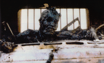 Charred Iraqi Soldier