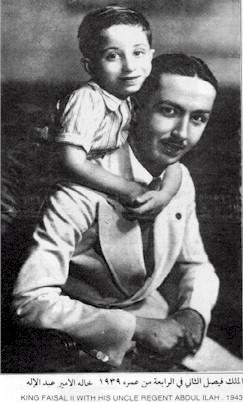 King Faisal II with uncle Regent
Abdullah