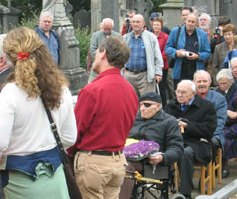 Some of the IBMT members and supporters.