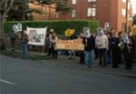 Austrian Embassy protest