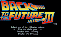 Back to the future Part III