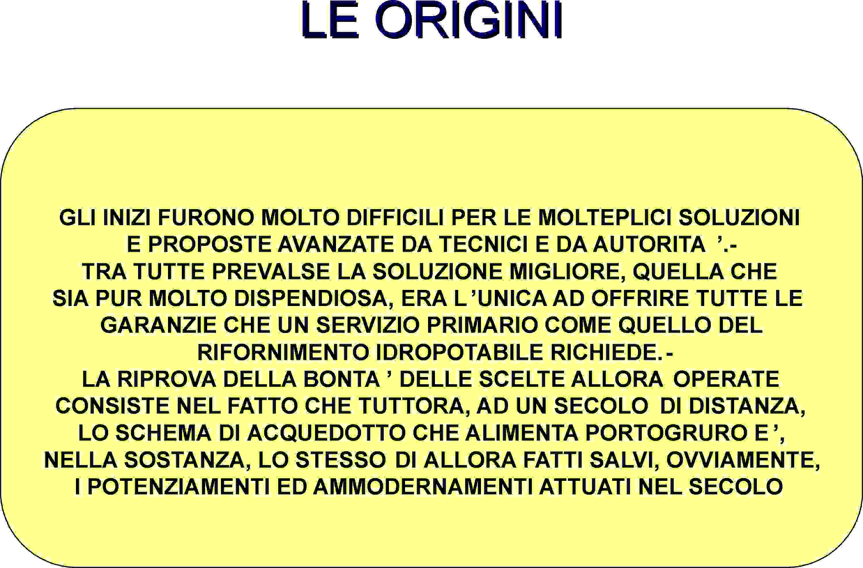 Gli inizi