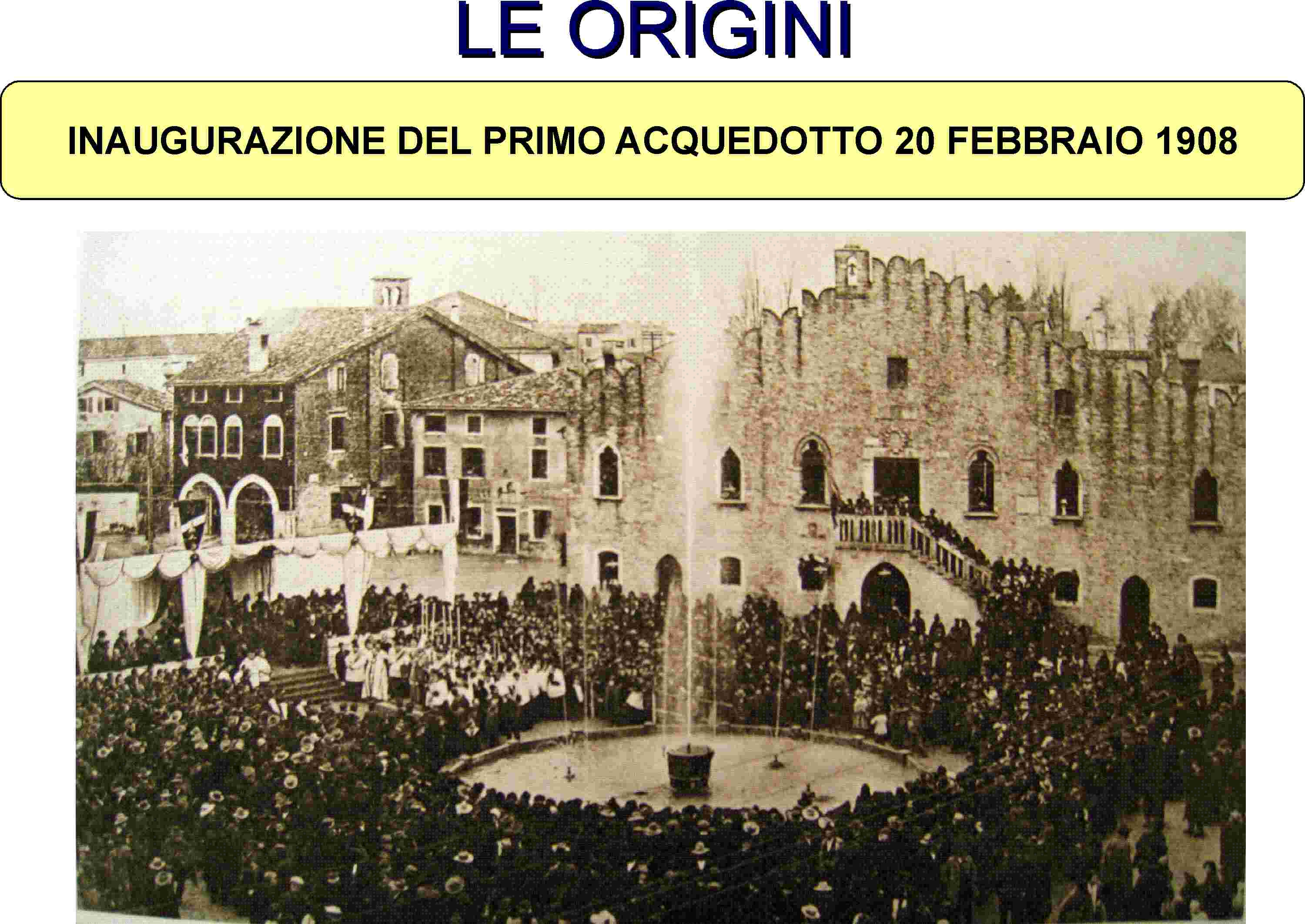 Inaugurazione acquedotto
