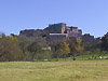 Veduta di Bomarzo e del Castello Orsini