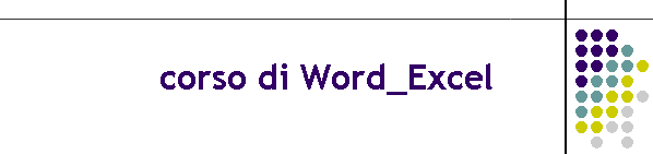 corso di Word_Excel