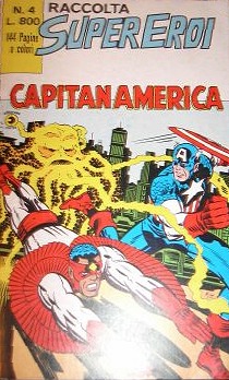 Copertina della RACCOLTA SUPER EROI N.4 del Giugno 1981 - Editoriale Corno