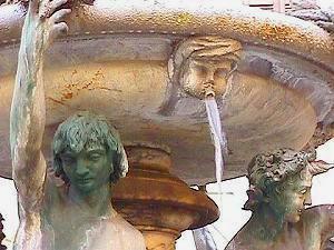 detail of the Fountain of the Tortoises (1584)