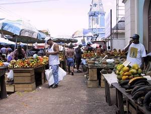 Frutta al mercato.