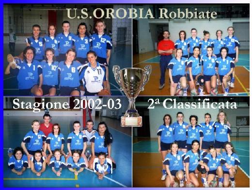 vicecampionesse regionali 2003