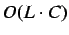 $O(L \cdot C)$