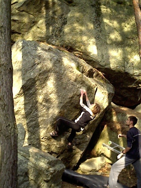 Anita su Brufolo (6a) al settore Compressore