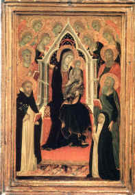 Bottega di Duccio di Buoninsegna - Madonna in trono col Bambino (II-III ...